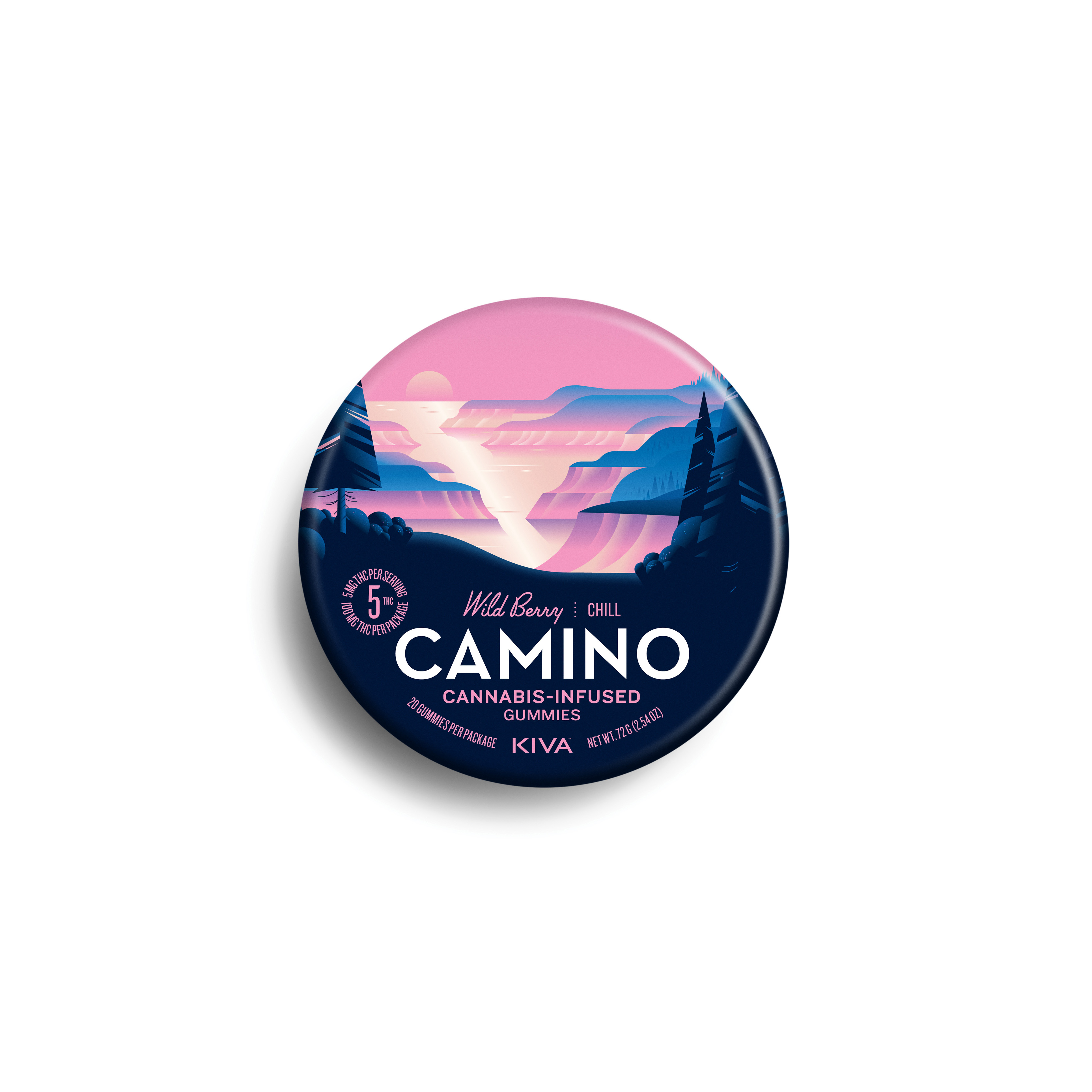 Photograph of product: Gummies | Kiva - Camino | Wild Berry [20pk]