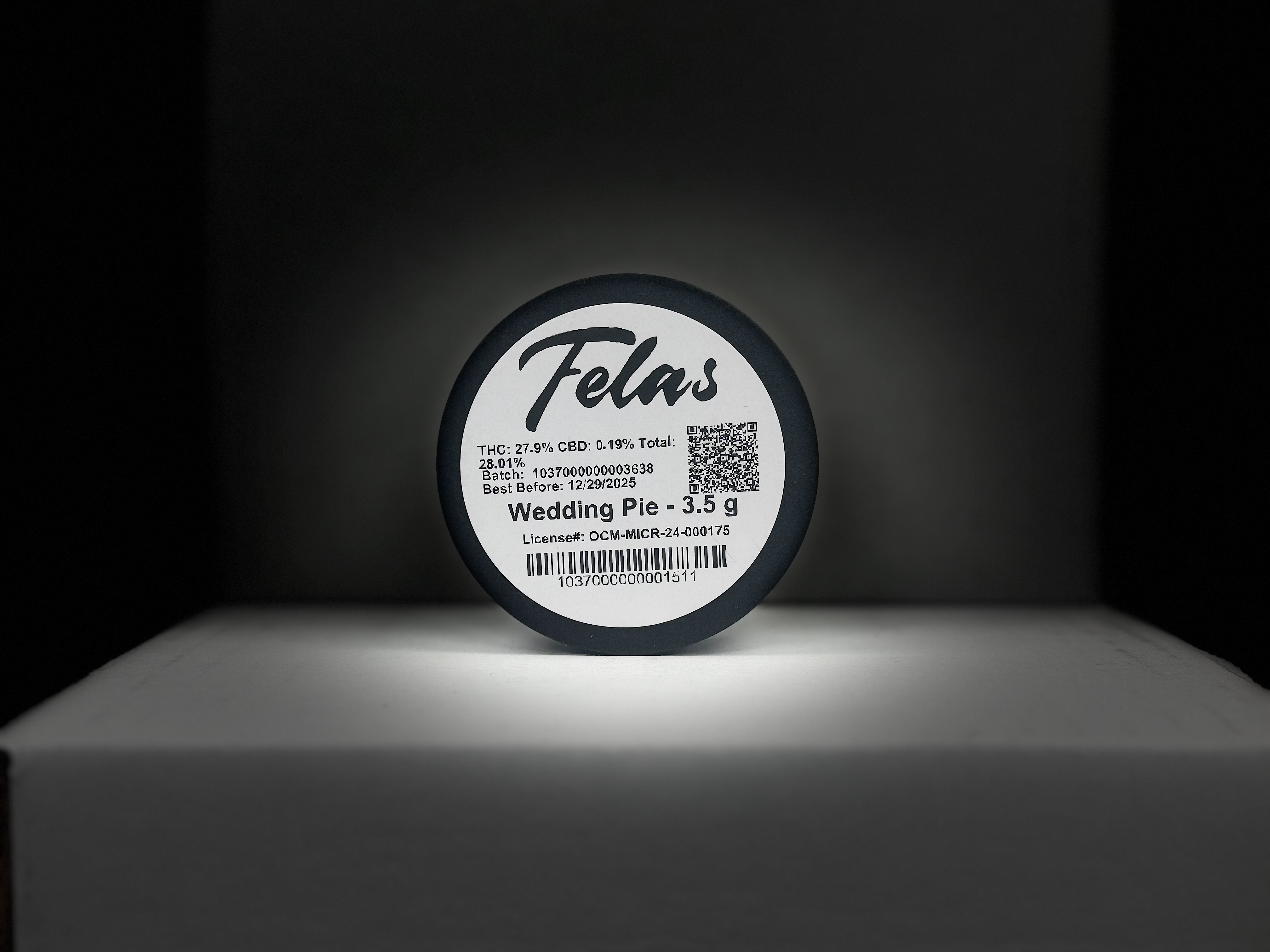Photograph of product: Fela's Ghost OG Flower Jar - 3.5g