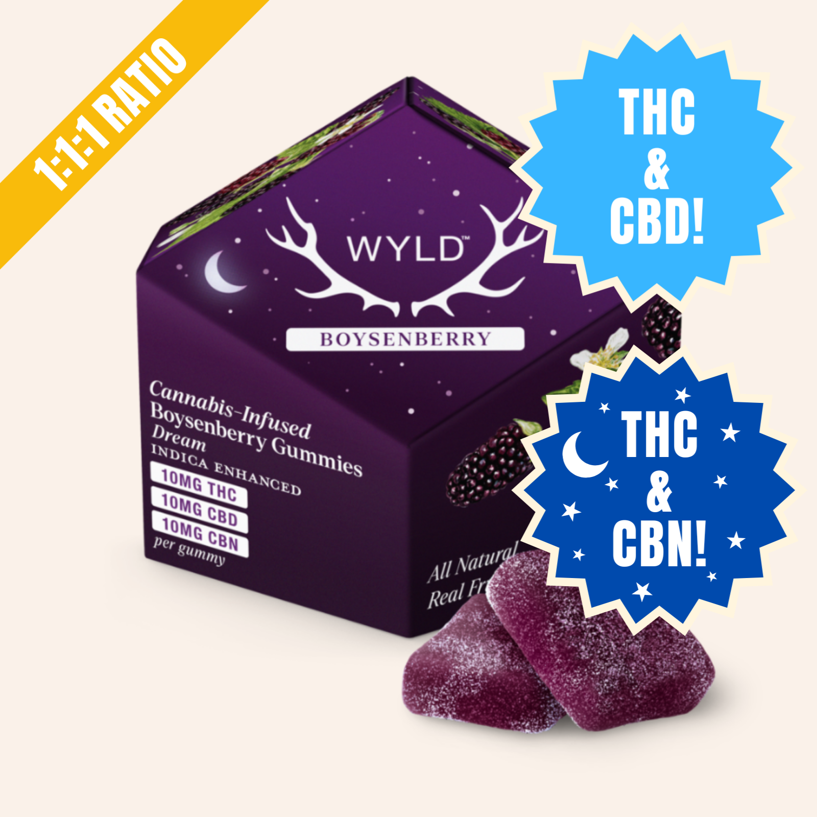 Photograph of product: BOYSENBERRY | 10PK | 100MG