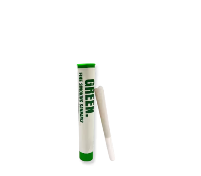 Photograph of product: Green Watermelon Kush Cake 0.5g 2pk Prerolls