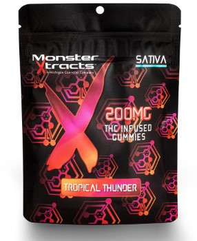 Photograph of product: Tropical Thunder (20mg x10) 200mg Gummies