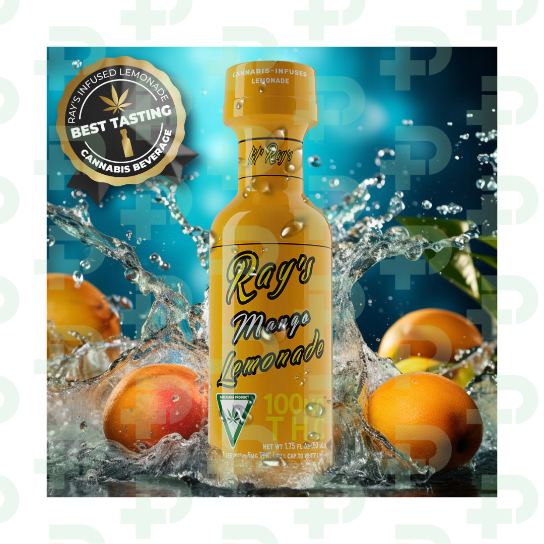 Photograph of product: Lil Rays 100mg Lemonade - Mango