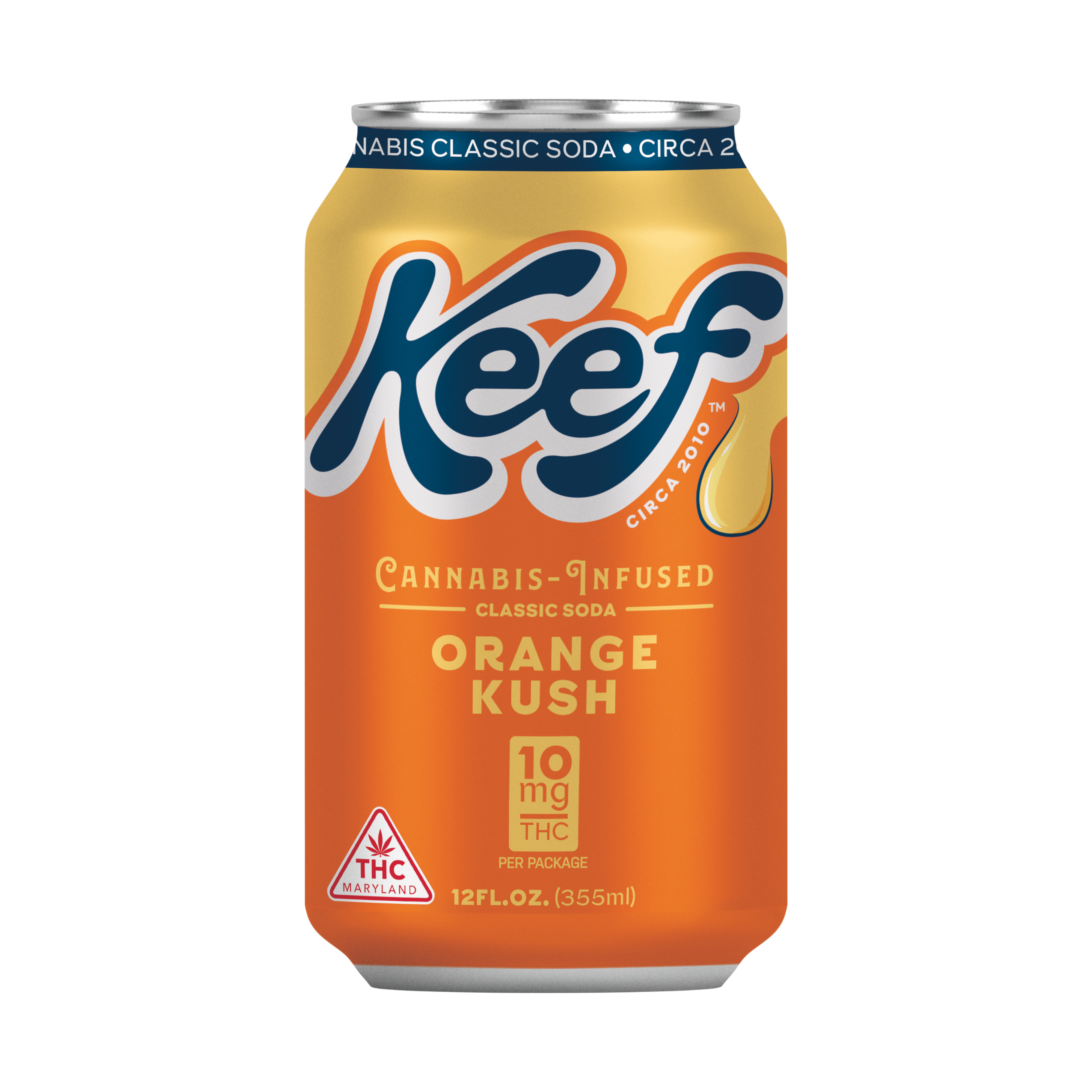 Photograph of product: Classic Soda | Orange Kush | 10mg (1 bottle)