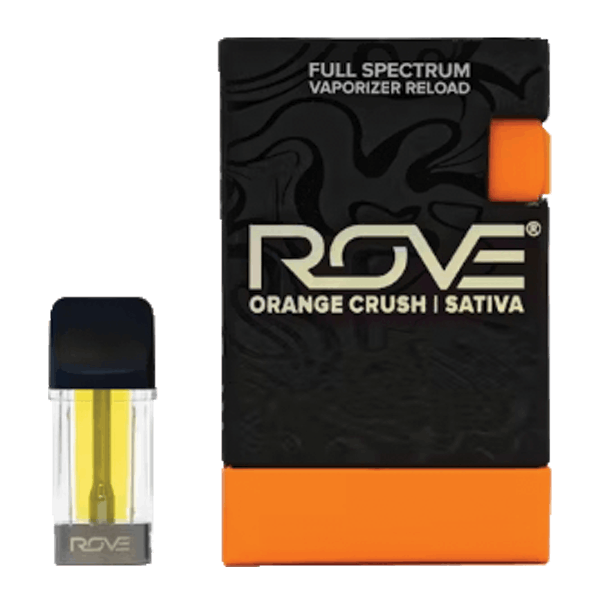 Photograph of product: ORANGE CRUSH 1G LIVE RESIN POD