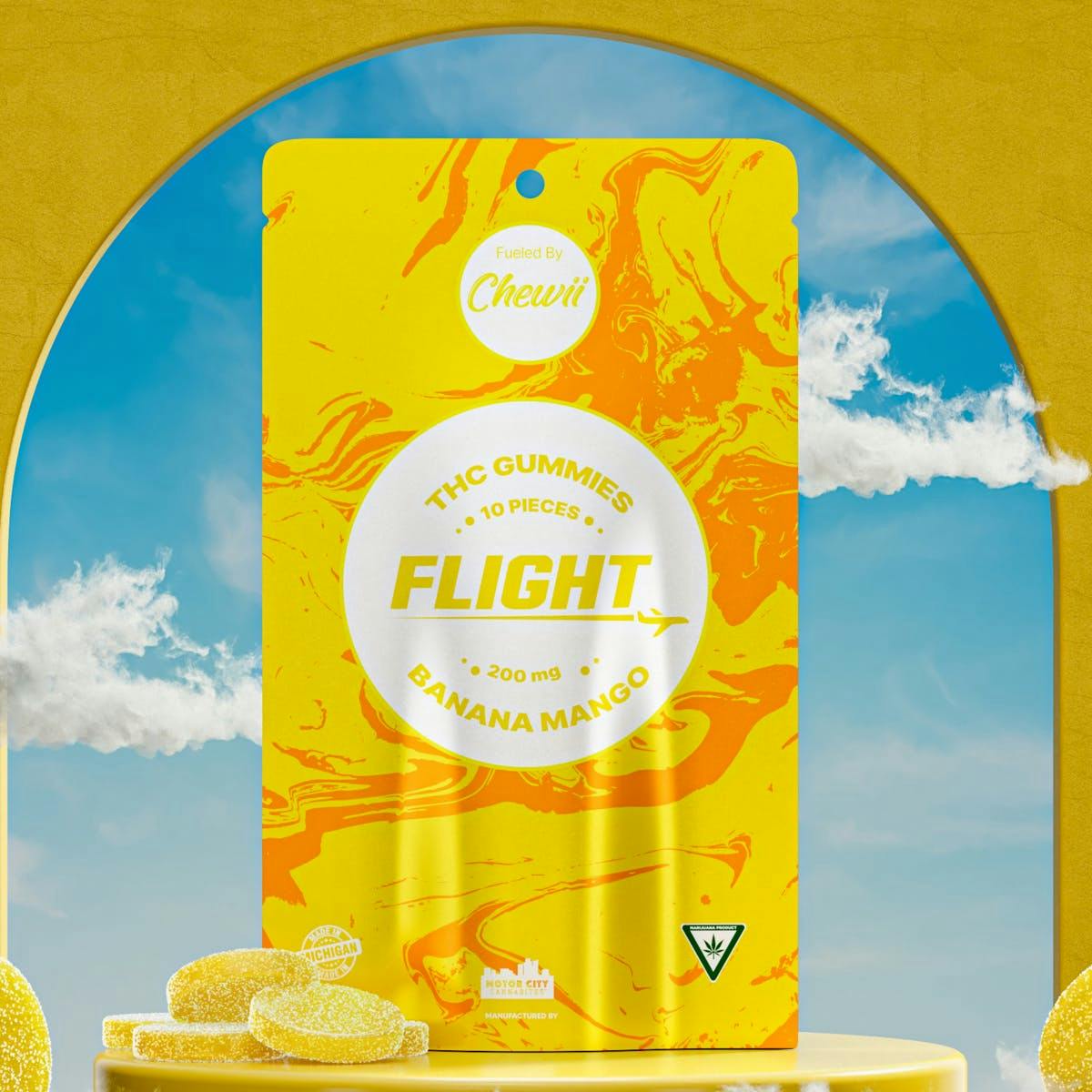 Photograph of product: Good Good - 200MG Gummies - Passion Fruit