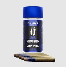Photograph of product: [STIIIZY] Infused Blunt 5 pack - 2.5g - 40s Blue Dream (S) - 