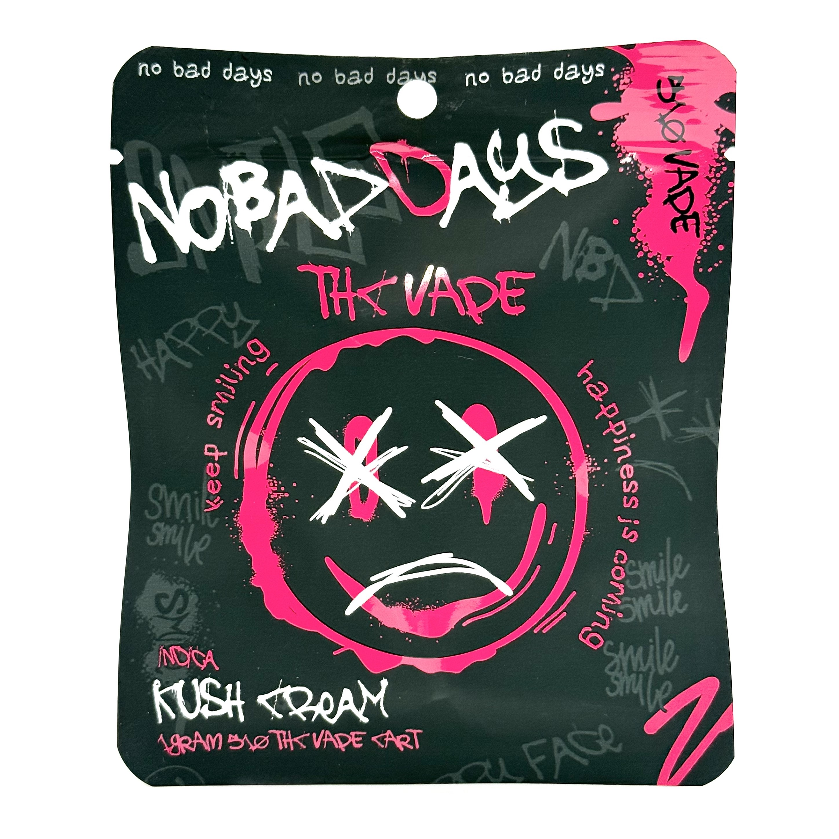 Photograph of product: No Bad Days Kush Cream Cartridge Rec