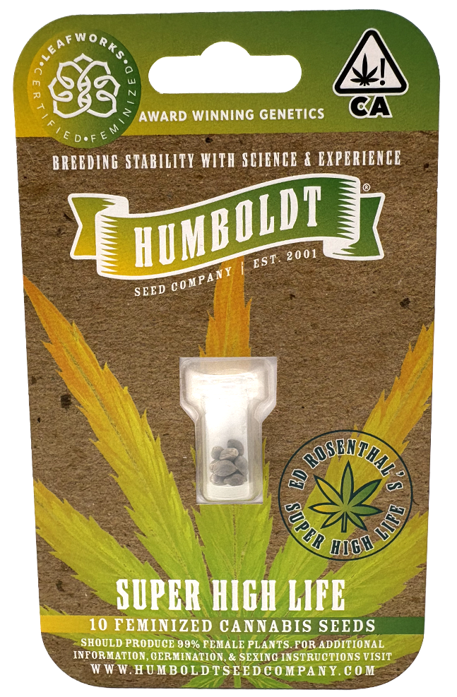 Photograph of product: Humboldt Seed Co | Ed Rosenthal's Super High Life | 10PK Feminized Seeds