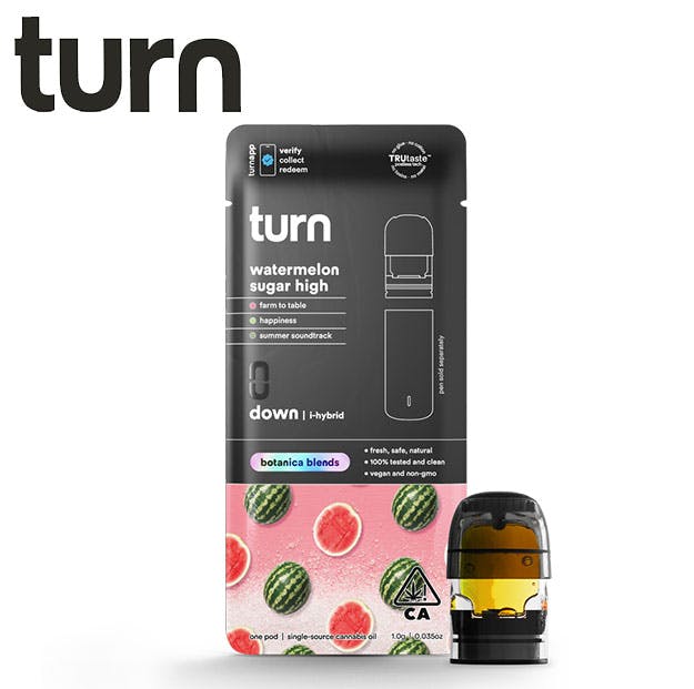 Photograph of product: Turn - Watermelon Sugar High - Botanica Blends Pod - 1g - BB Pod
