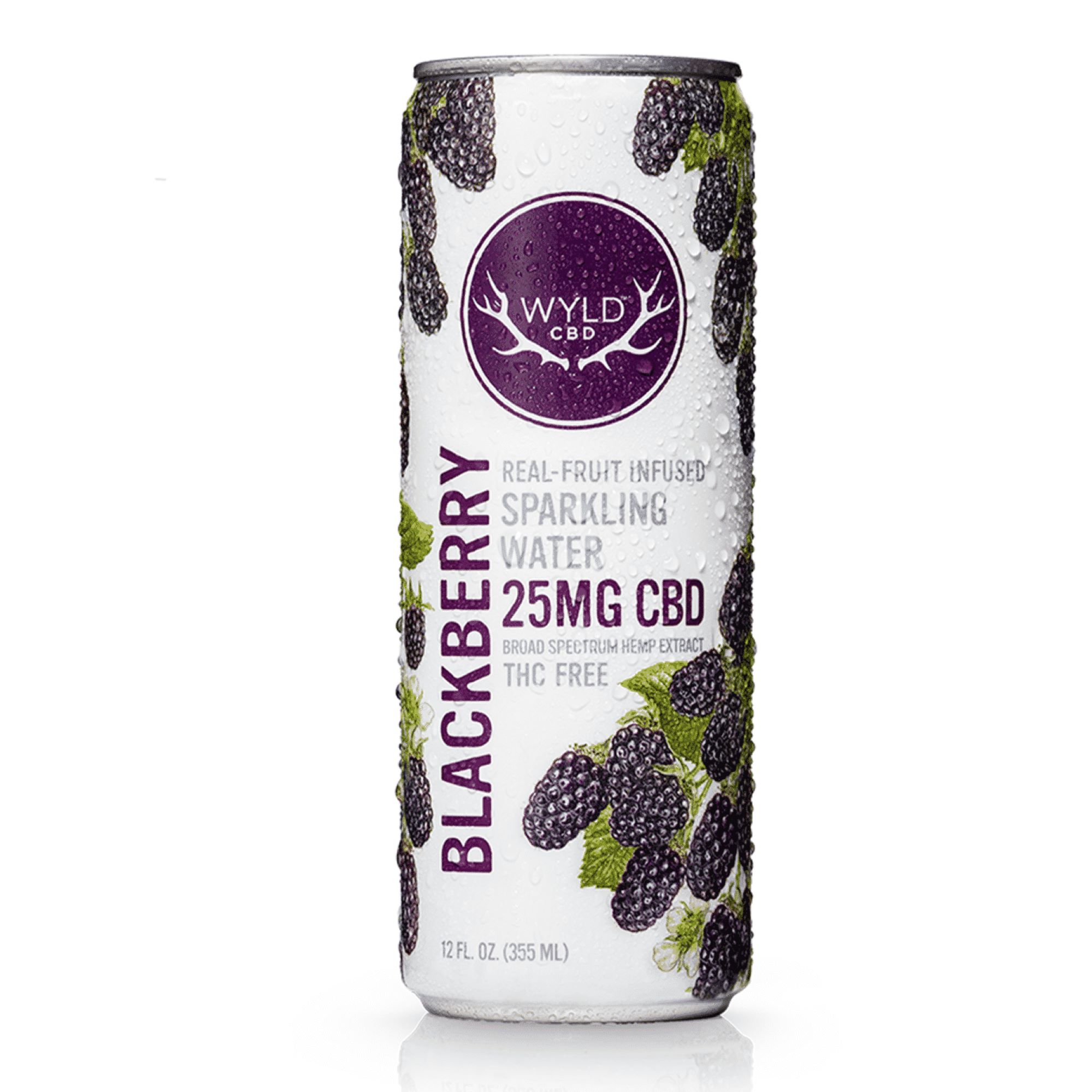 Photograph of product: Blackberry Sparkling Water | 25 mg CBD