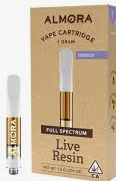 Photograph of product: [Almora Farm] Live Resin Cartridge - 1g - Hindu Kush (I)