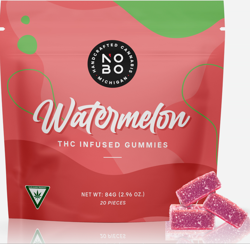 Photograph of product: NOBO | Watermelon | Gummies | 200mg