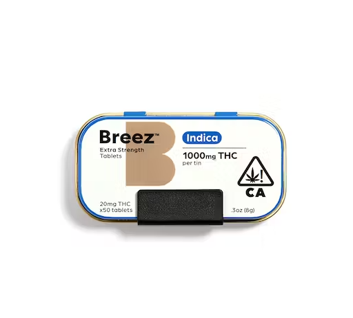 Photograph of product: Breez - Extra Strength Nighttime (2:1:1 CBD/TH-oui/CBN) Tablets