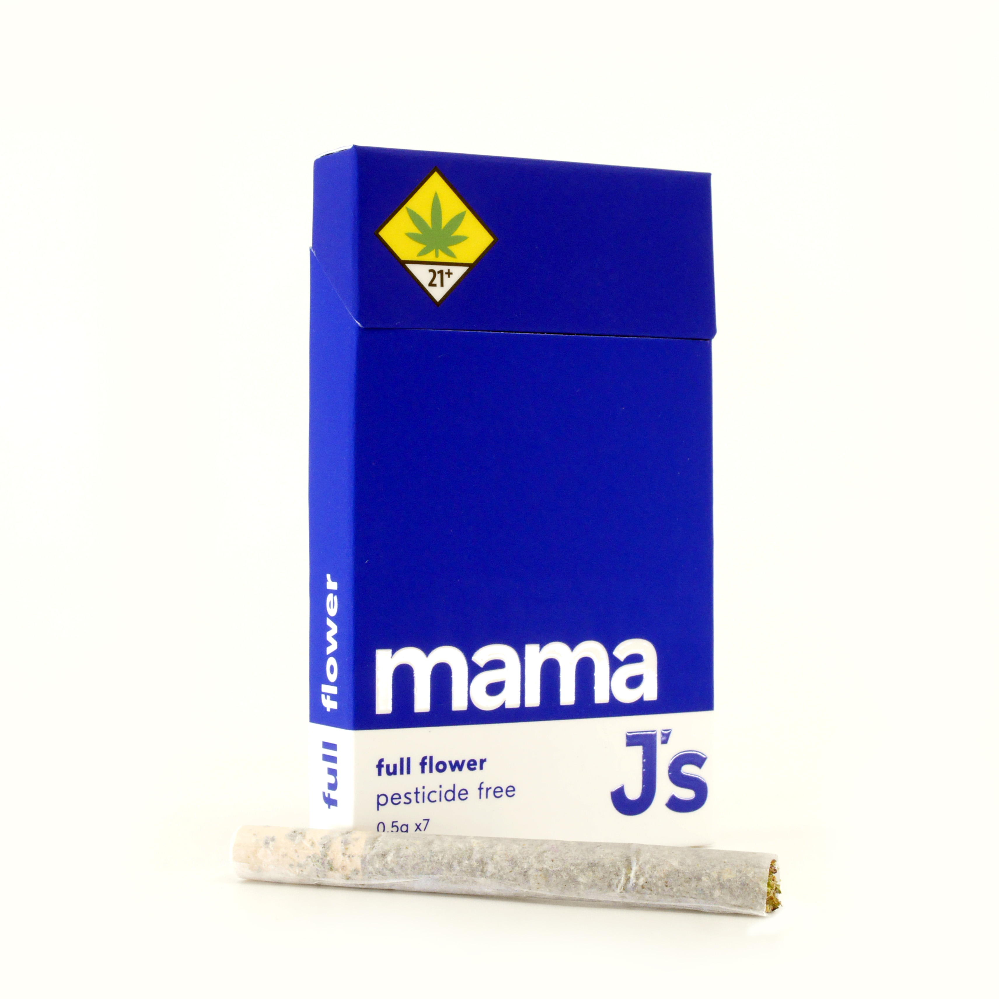 Photograph of product: mama J's - Permanent Marker (H) - Full Flower Pre-roll Pack  0.5g x 7 - 3.5g