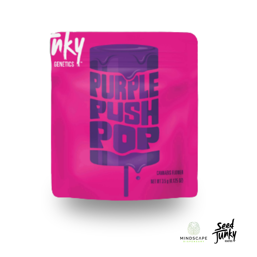 Photograph of product: Seed Junky Purple Push Pop - 3.5g
