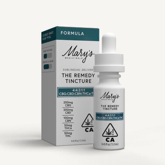 Photograph of product: Mary's Medicinals Tincture The Formula 4:4:2:1:1 600mg - 