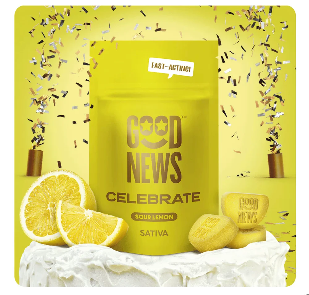 Photograph of product: Good News Gummy | Celebrate 100mg