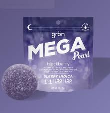 Photograph of product: Gron - Blackberry Mega Pearl - 100mg CBN: 100mg TH-oui