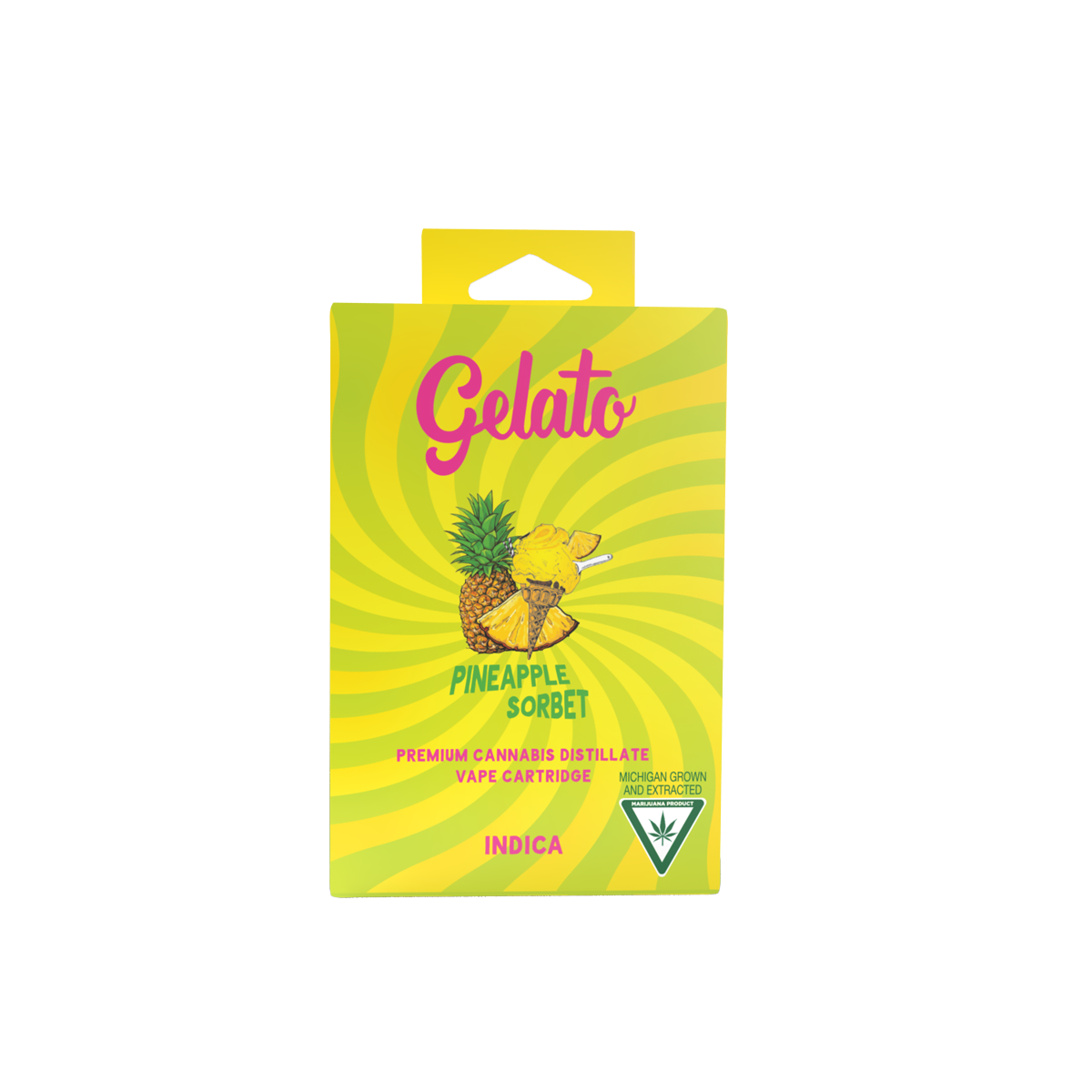 Photograph of product: Gelato Cart - Pineapple Sorbet