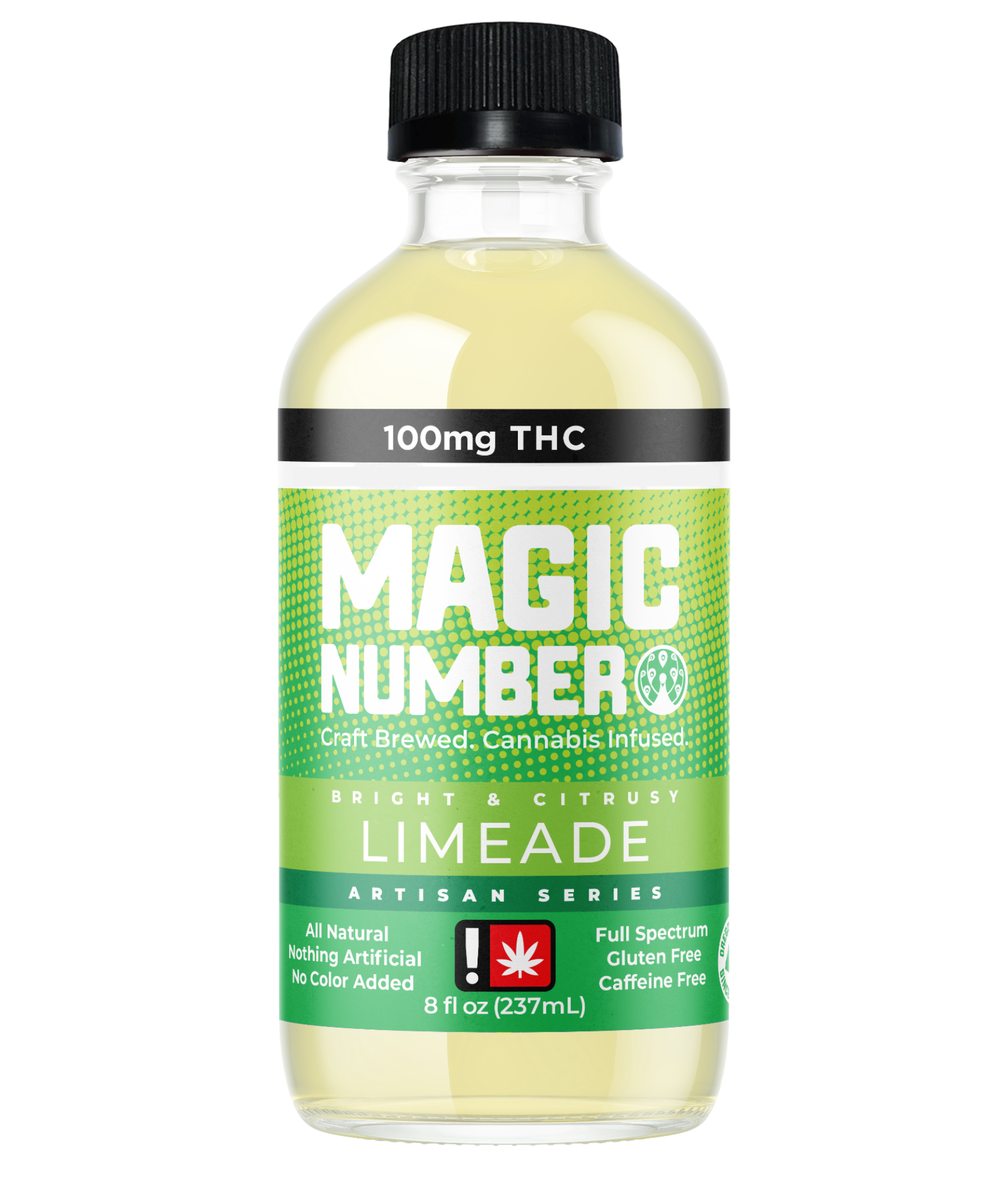 Photograph of product: Magic Number Drinks | Limeade 100mg TH-oui