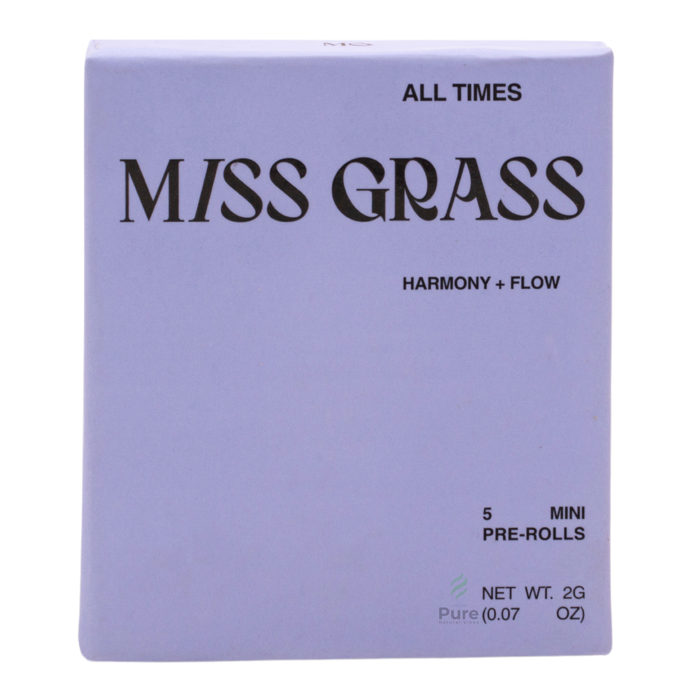 Photograph of product: Miss Grass | Pre-Roll Pack | All Times - 5pk | 2.0g