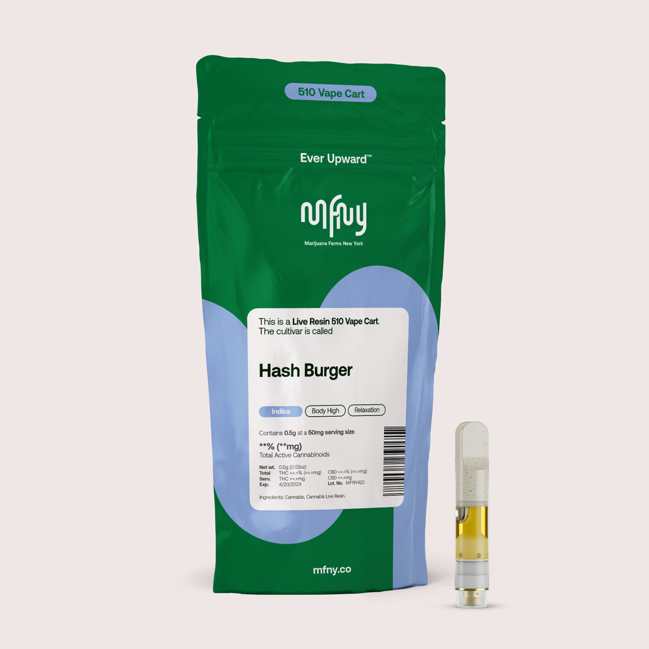 Photograph of product: MFNY | Cart | Blueberry 2.0 | Live Resin