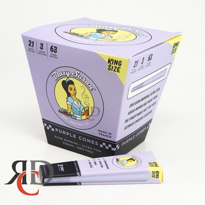 Photograph of product: Blazy Susan Purple | 3pk Cones