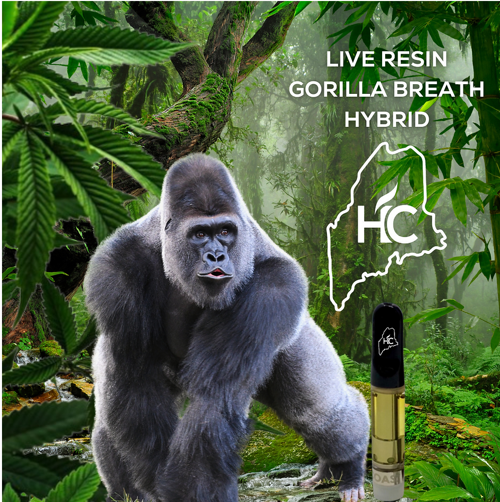 Photograph of product: LIVE Resin Cart Gorilla Breath 1mL