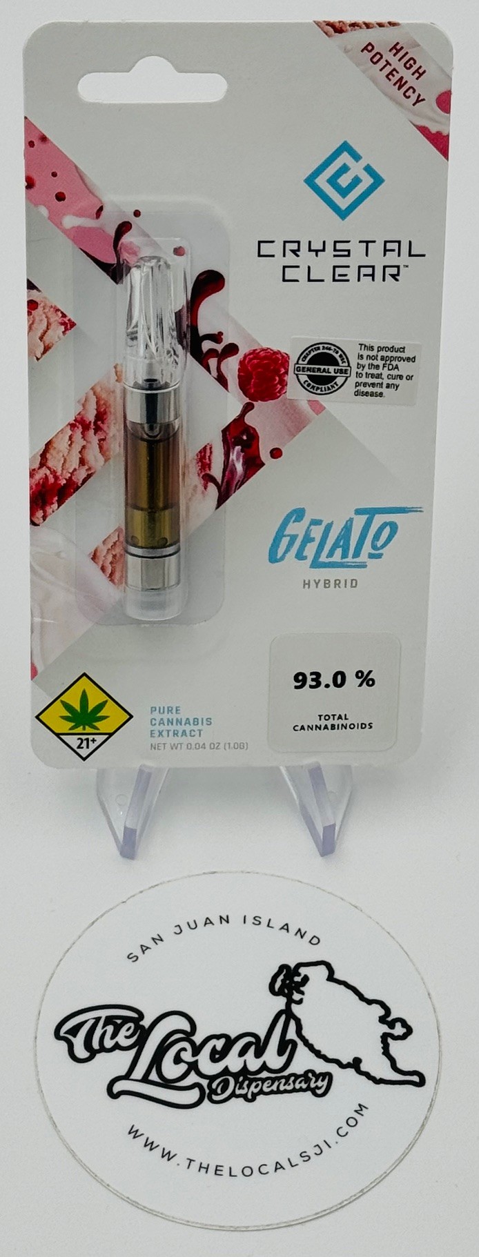 Photograph of product: Gelato Cartridge