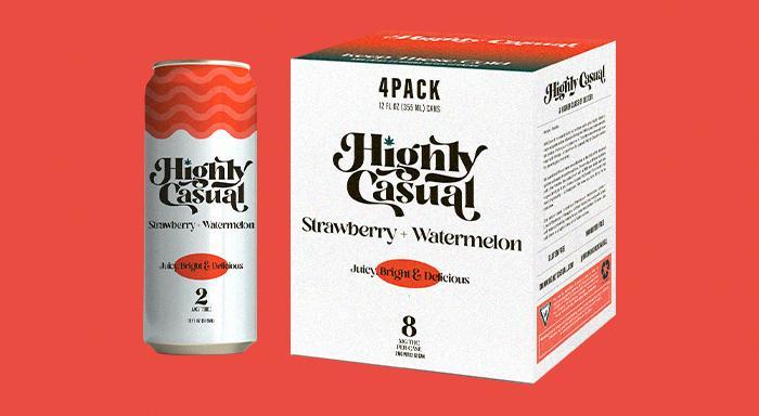 Photograph of Product: Strawberry + Watermelon Seltzer 8mg (4pk)