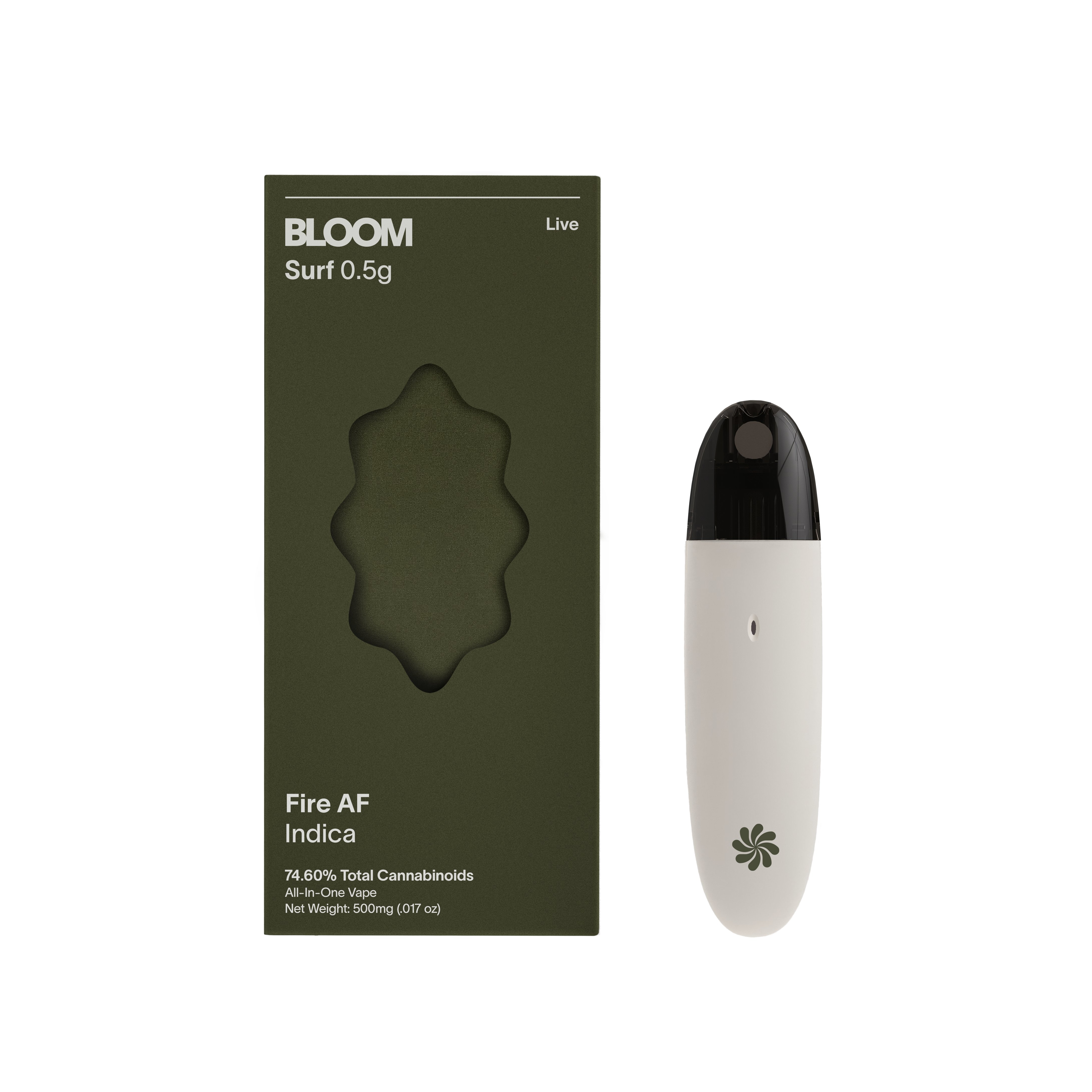 Photograph of product: Bloom Fire AF Rosin Disposable 0.5g