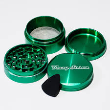 Photograph of product: Blazy Susan - 4-Piece Aluminum Grinder - Green
