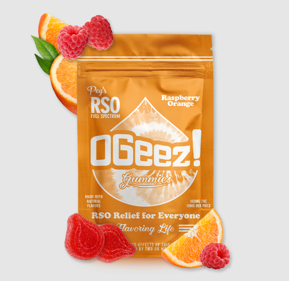 Photograph of product: Peg's Raspberry Orange RSO | 100mg