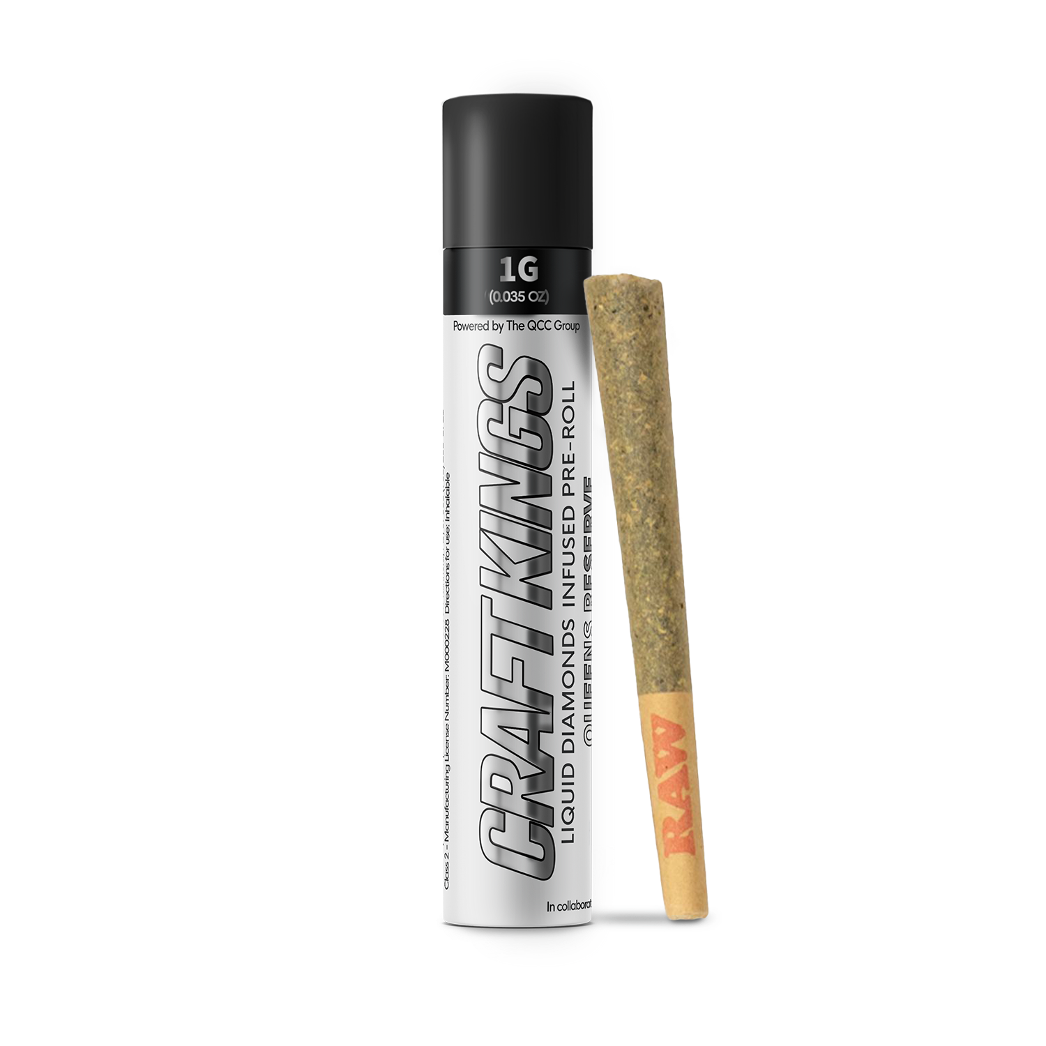 Photograph of product: Craft Kings - Oui'd Blend [Infused] - Pre-Roll - 1g