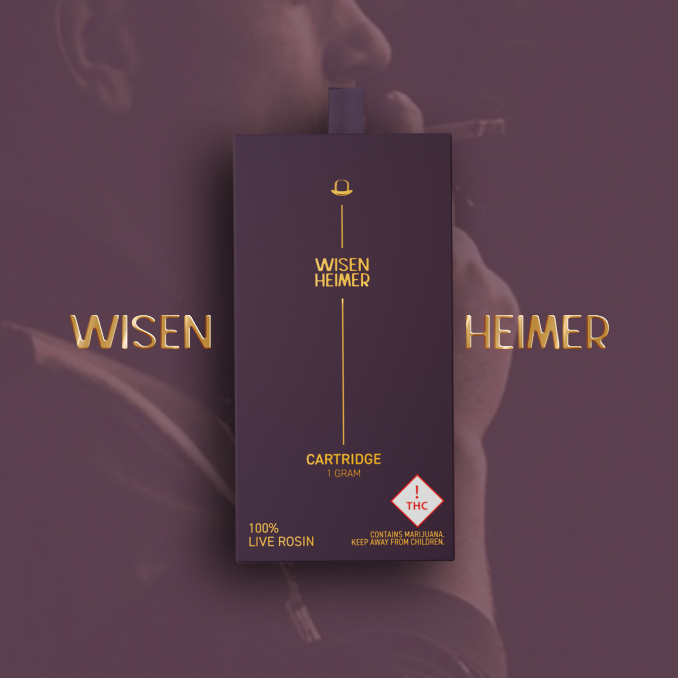 Photograph of product: Wisenheimer | Cart | Live Rosin | 1G | Zmuckers | Oui'd