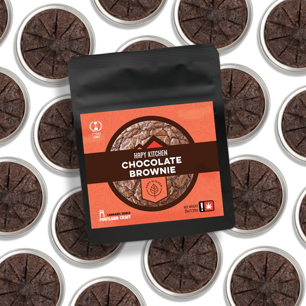 Photograph of product: Hapy Kitchen - 100mg Brownie Single