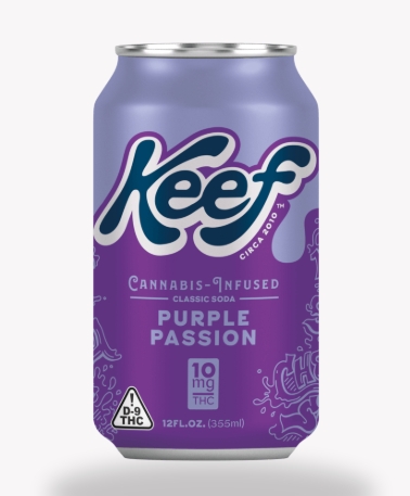 Photograph of product: Keef Soda - Purple Passion - 10mg TH-oui
