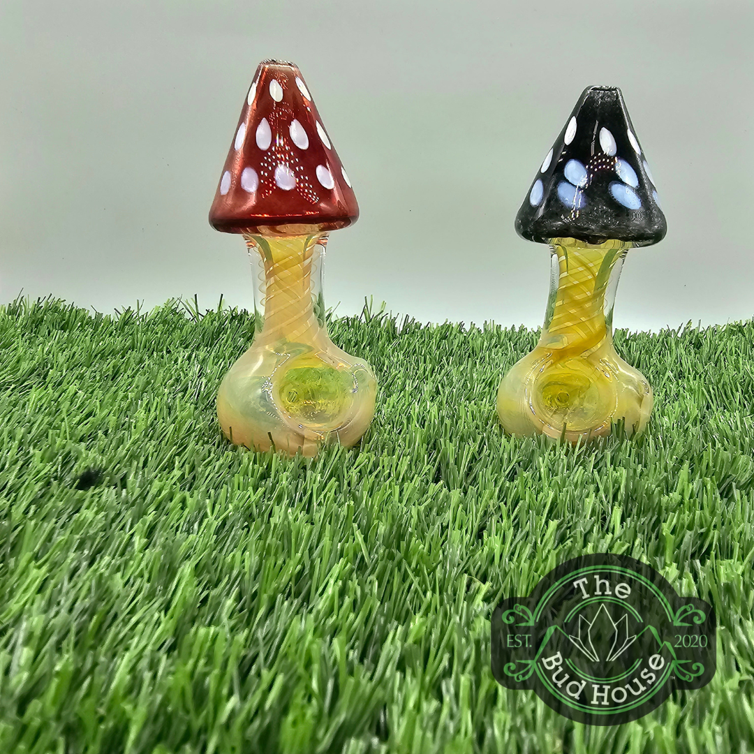 Photograph of product: Mushroom Mouth Hand Pipe - BOTH