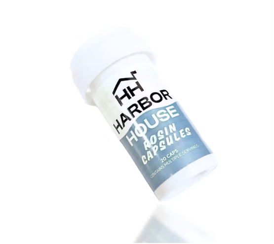 Photograph of product: Harbor House Rosin Infused Capsule 100mg 20pk