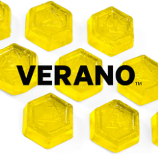 Photograph of product: Verano - Lemonade Sweet Lozenges 10pk 100mg