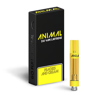 Photograph of product: ANIMAL | Peaches & Cream | 510 Vape Cartridge