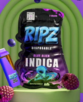 Photograph of product: Blue Alien Disposable