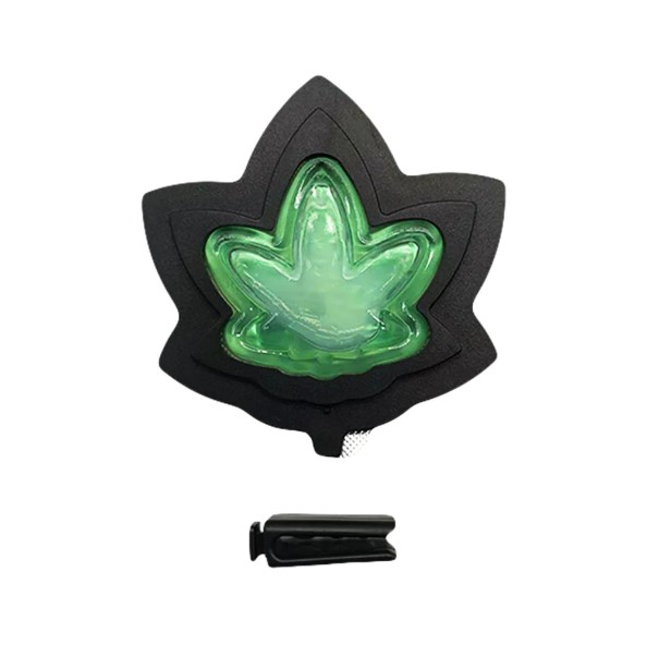 Photograph of product: Hemp Leaf Vent Clip Car Air Freshener