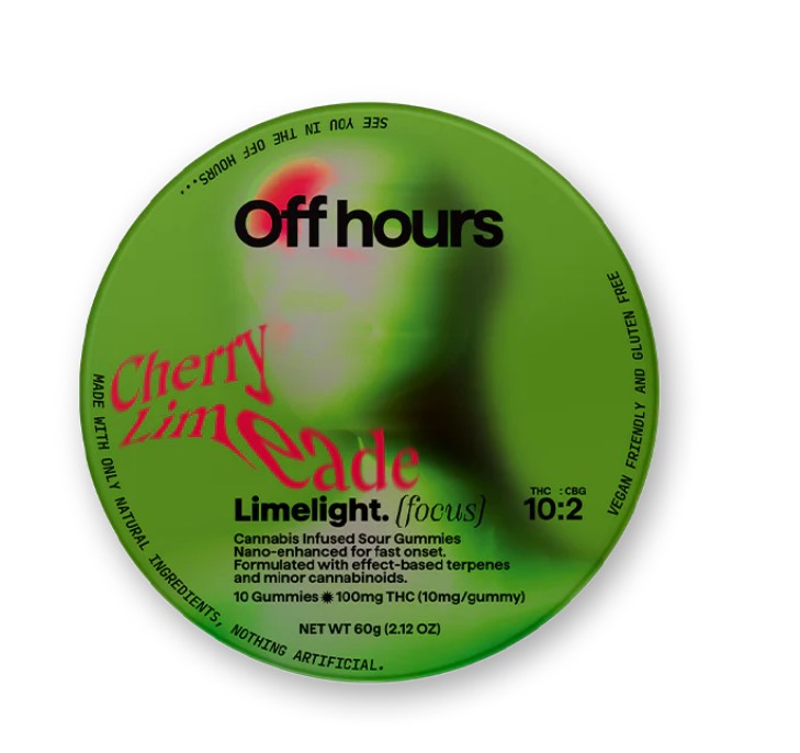 Photograph of product: Off Hours Gummies- Cherry Limeade
