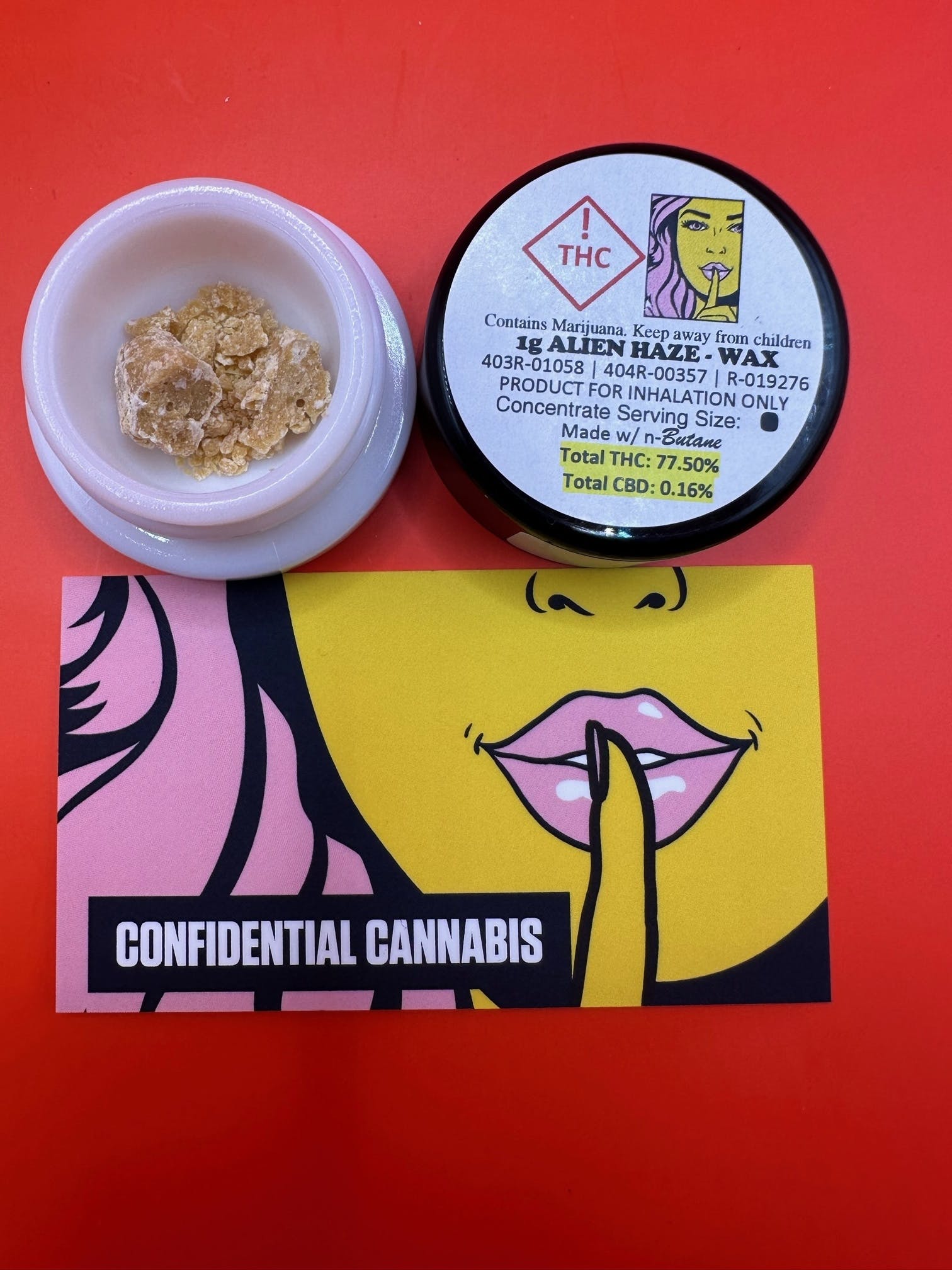 Photograph of product: Denver Dab Co- Alien Haze Wax