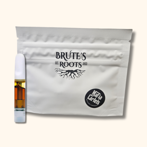 Photograph of product: Wise Guys - 1g Vape Cartridge - Brute's Roots - Adult Use