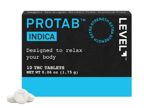 Photograph of product: Level PROTAB | Oui'd | 25mg/10pk