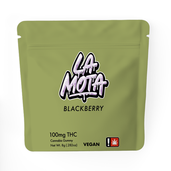 Photograph of product: Blackberry 100mg Gummy- La Mota