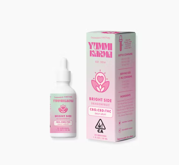 Photograph of product: BRIGHT SIDE DRAGON FRUIT [S/H] (CBG:CBD:TH-oui) TINCTURE - 30 MG