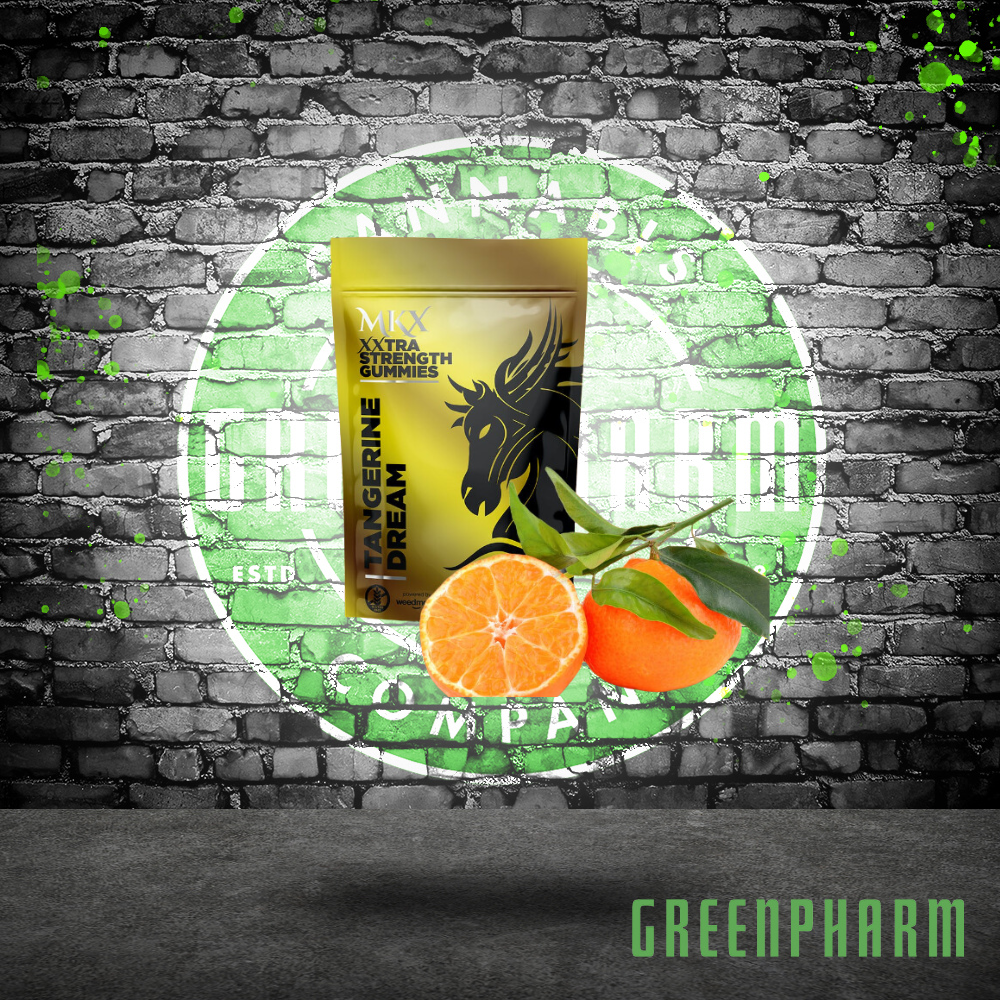 Photograph of product: MKX | 200MG Gummies | Super Sour Strawberry Kush